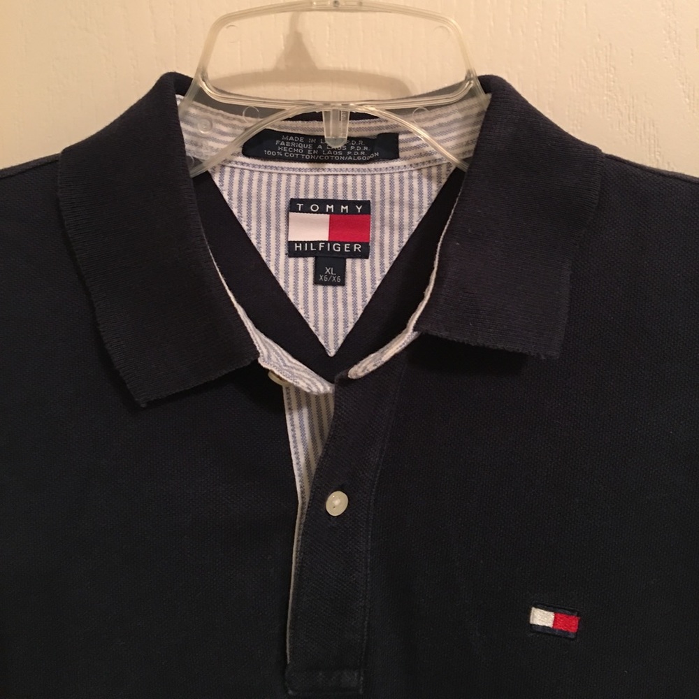 TOMMY HILFIGER🏃🏽Boys Long Sleeve Shirt Size XL